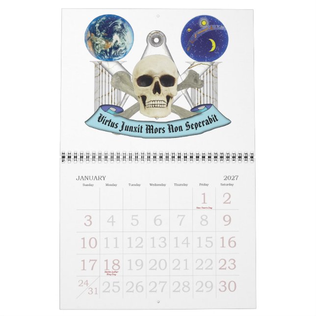 Skapar bra manar bättre kalender (Jan 2027)