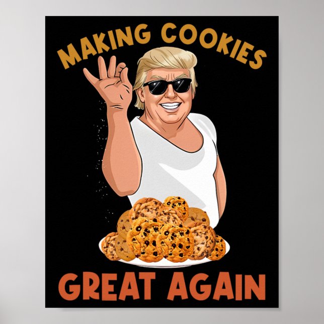 Skapar Cookie-Underbar igen, använd Trump Gör Jula Poster (Framsidan)
