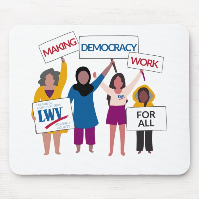 Skapar Demokratiarbetet Mousepad Musmatta (Framsidan)