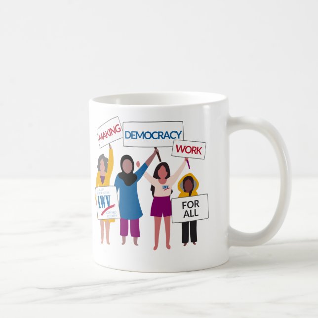 Skapar Demokratiarbetet Mugg, 11 oz Coffee Mugg (Höger)