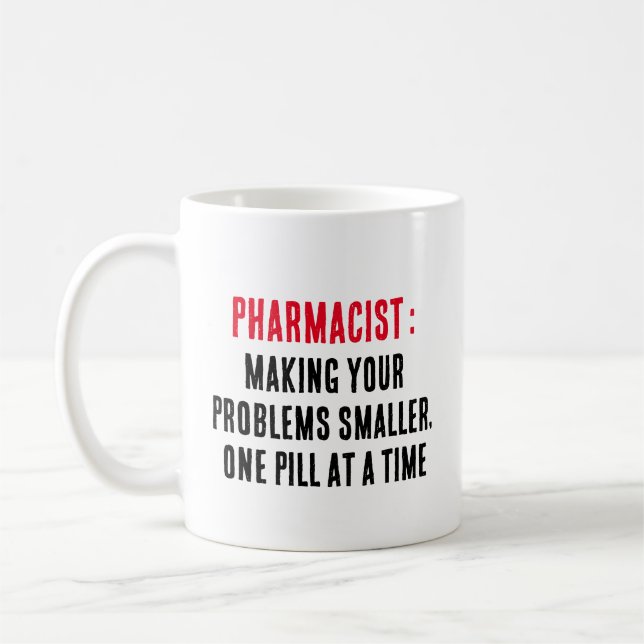 Skapar dina problem mindre, en tablett kaffemugg (Vänster)