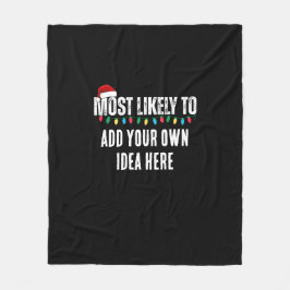 😂 Skapar en fin julklapp Fleecefilt