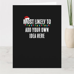 😂 Skapar en fin julklapp Kort