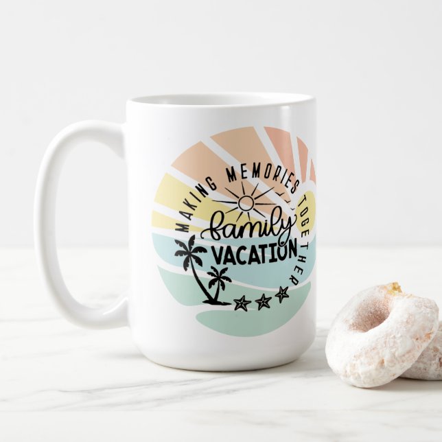Skapar familjeminnen tillsammans kaffemugg (Med munk)