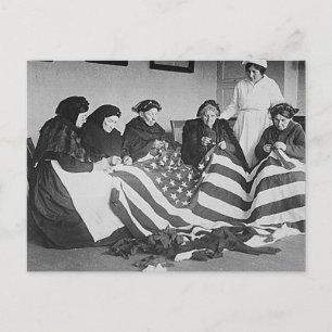 Skapar Flagga Vykort