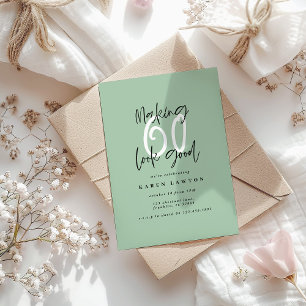 Skapar födelsedag med 60-bras färgstarka gröntar