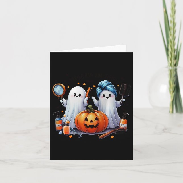 Skapar Hair Bootiful Halloween Hair Stylist Ghost Kort (Framsida)