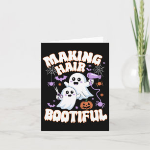 Skapar Hair Bootiful Halloween Spooky Spöken Hair Kort