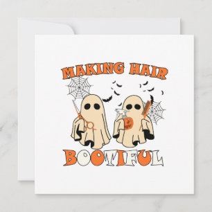 Skapar Hair Funny Ghost Hairdresser Halloween