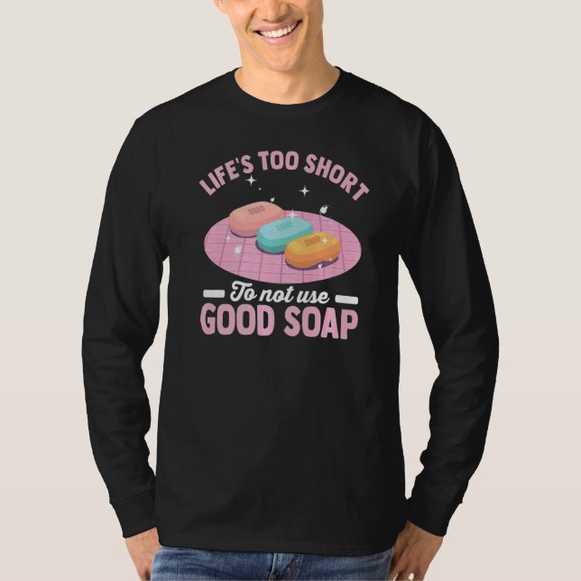 Skapar handgjord tvålhandsnål t shirt (Framsida)