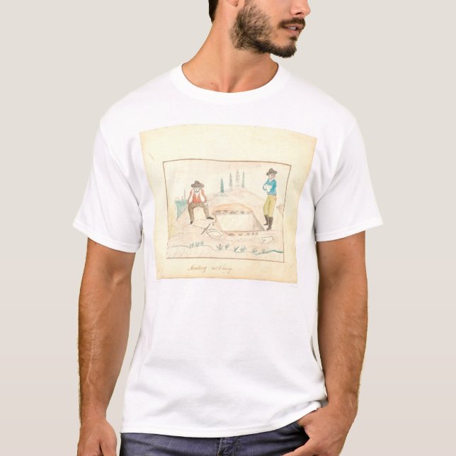 Skapar ingenting (1602A) Tee Shirt (Framsida)