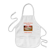 Skapar julkakor med Mamma Kids Apron