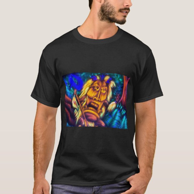 Skapar kreativt bildskärm t shirt (Framsida)