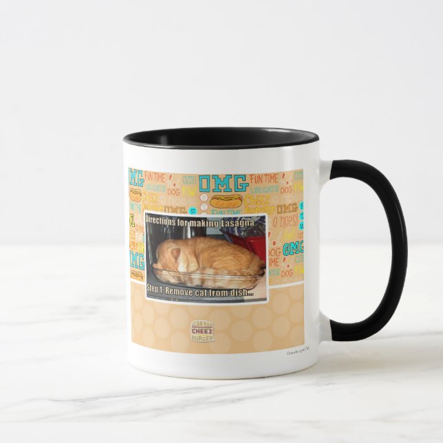 Skapar lasagna mugg (Höger)