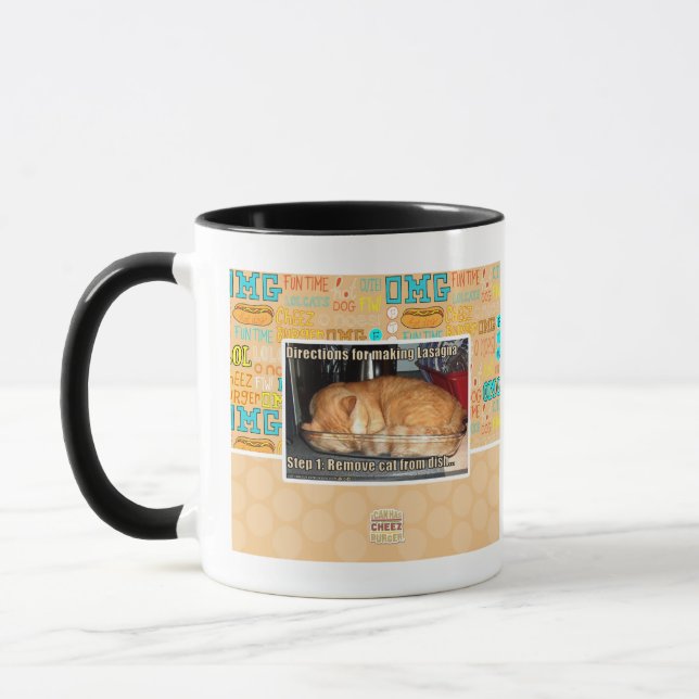 Skapar lasagna mugg (Vänster)
