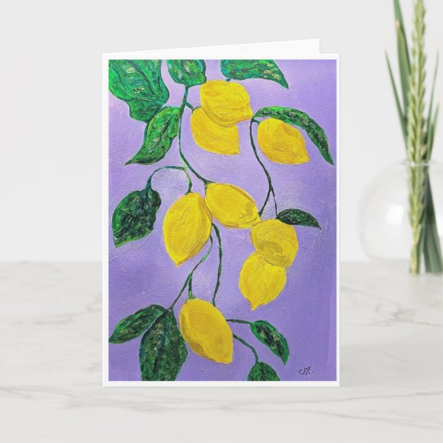 Skapar Lemonade-kort<Blank Inside> Inbjudan (Framsida)