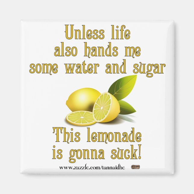 Skapar Lemonade Magnet (Framsidan)