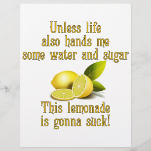 Skapar Lemonade Reklamblad