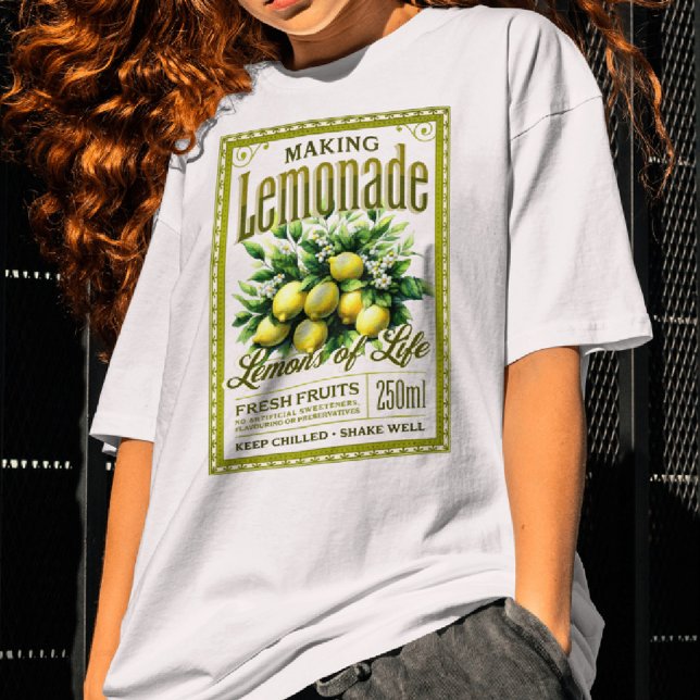 Skapar Lemonade ur livets citroner T Shirt (Skapare uppladdad)