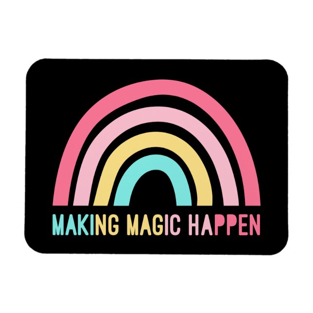 Skapar Magic Happen Magnet (Horisontell)