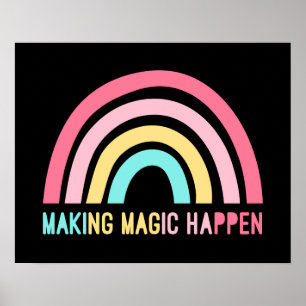 Skapar Magic Happen Poster
