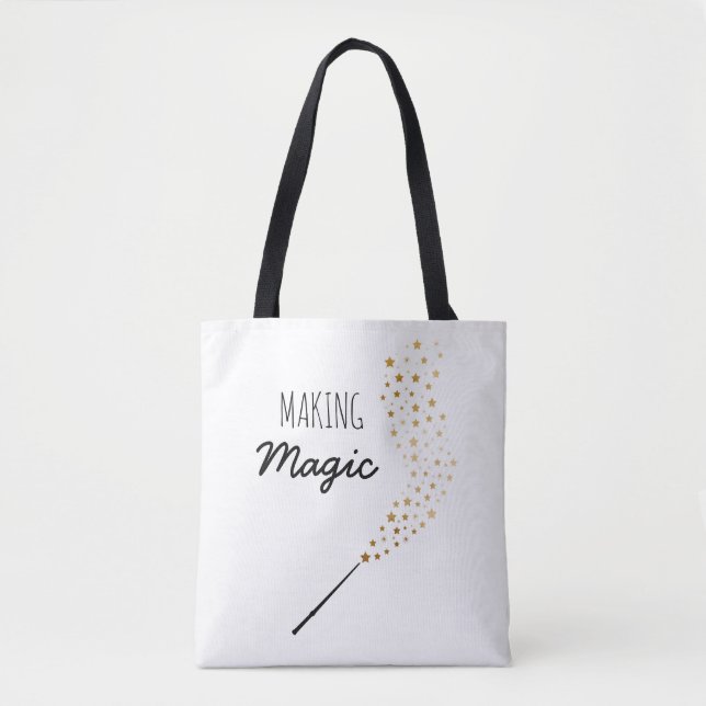 Skapar Magic Shopper Bag Tygkasse (Framsida)