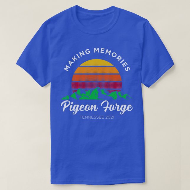 Skapar Memories Pigeon Forge Family Vacation 2021 T Shirt (Design framsida)