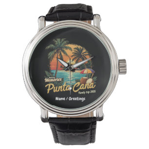 Skapar Memories Punta Cana Family Resa 2025 Armbandsur