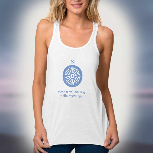 Skapar min egen livsstil, tack tanktopet linne med racerback  (Skapare uppladdad)