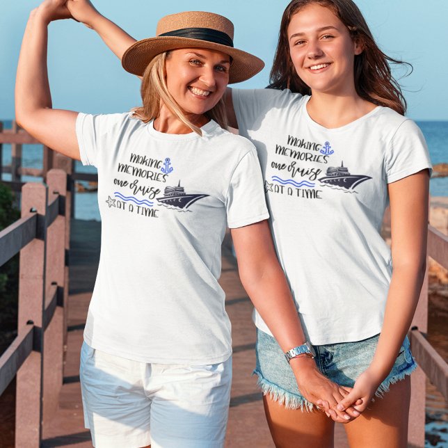 Skapar minnen en kryssning åt gången t shirt (Skapare uppladdad)