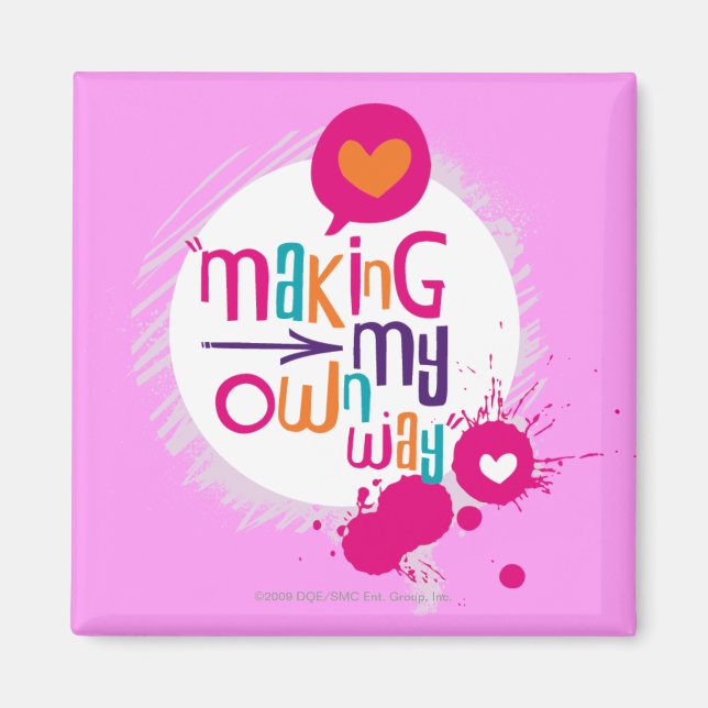 Skapar mitt eget sätt magnet (Framsidan)