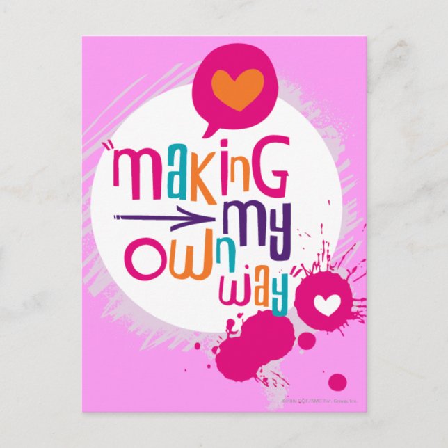 Skapar mitt eget sätt vykort (Framsida)