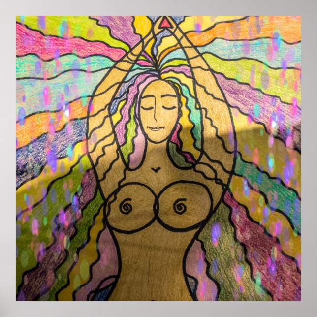 Skapar modern konst poster (Framsidan)