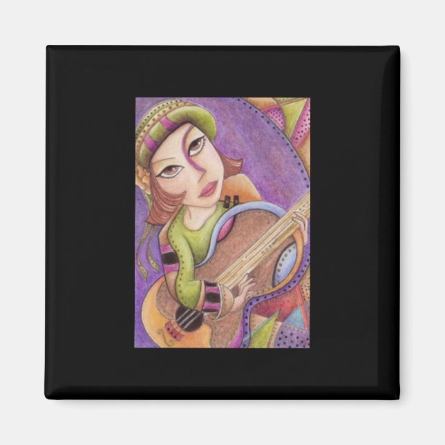 Skapar musik magnet (Framsidan)