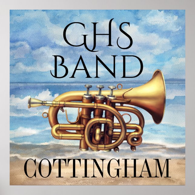 Skapar musik poster (Framsidan)