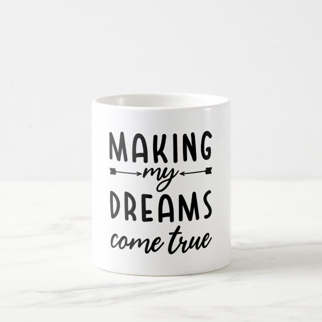 Skapar My Dreams Kom True Kaffemugg (Center)