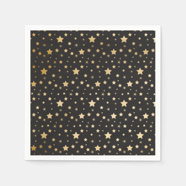 Skapar Napkin för Magic Födelsedagsfest Pappersservett (Framsidan)