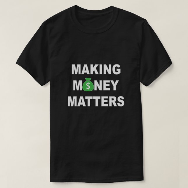 Skapar penningärenden t shirt (Design framsida)