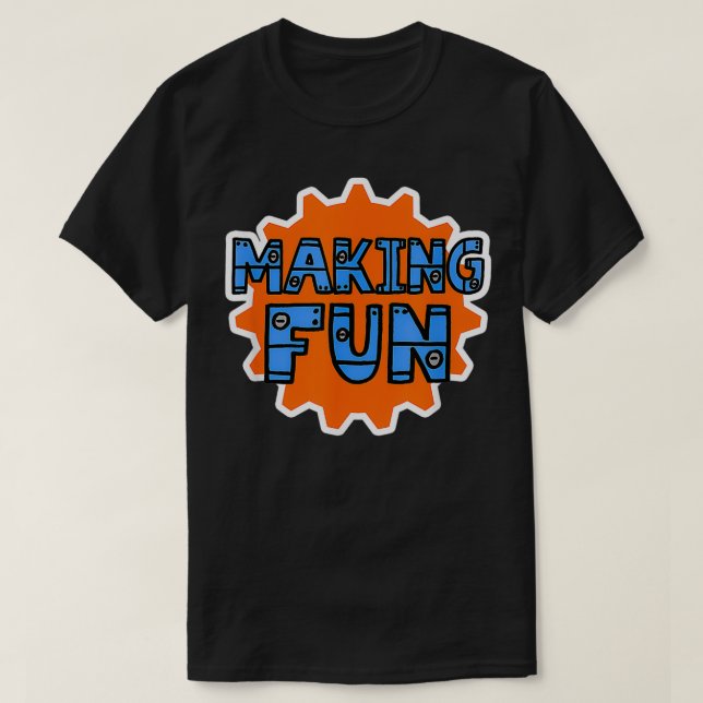 Skapar Roligt T Shirt (Design framsida)