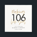 Skapar se bra guld födelsedagsfest-servar pappersservett<br><div class="desc">Skapar - titta på napkins för födelsedagsfesten för bra guld-effekt. redigera numret till kostym för din tillfälle del av en samling.</div>