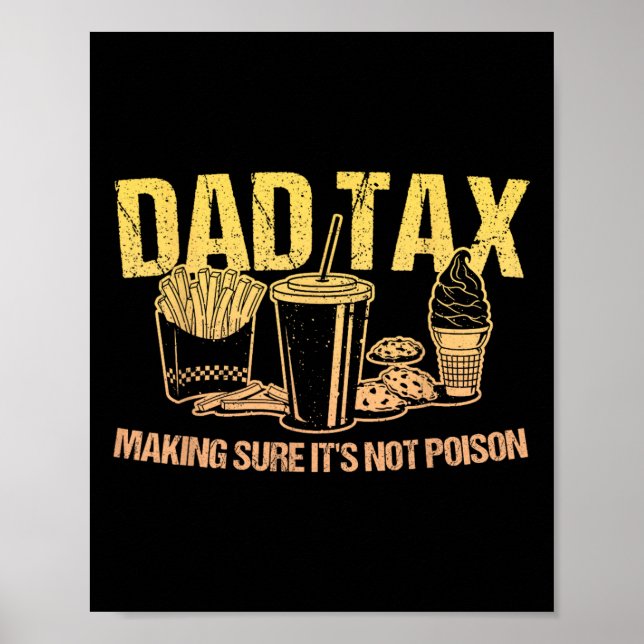 Skapar skatt Säkert att det inte är Poison Pappa H Poster (Framsidan)