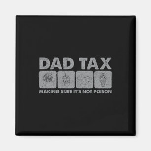Skapar skatt Se till att det inte är Poison Funny Magnet