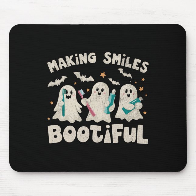 Skapar Smiles Bootiful Halloween Funny Ghost Denti Musmatta (Framsidan)