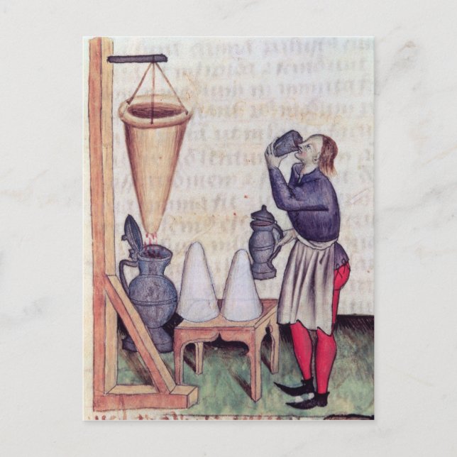 Skapar sockersirap och andra lösningar av 'Tractat Vykort (Framsida)