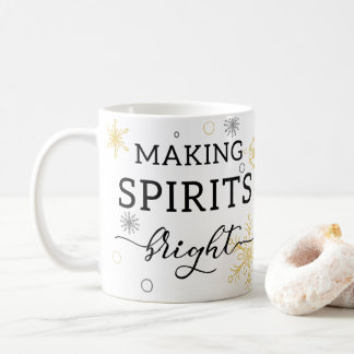 Skapar Sprit Bright-Helgdag Kaffemugg