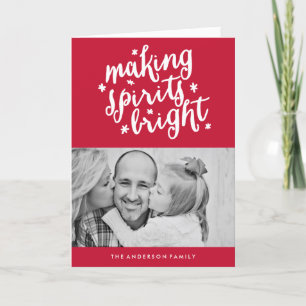 Skapar Sprit Bright Helgkort
