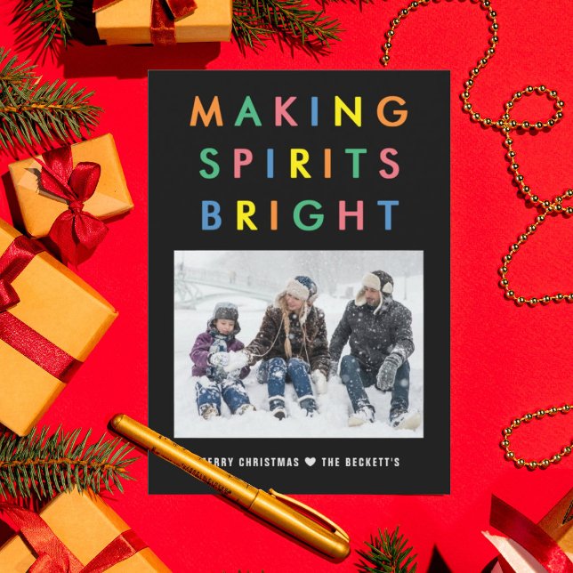 Skapar Sprit Bright | Julfoto, Helgdag Julkort (Skapare uppladdad)