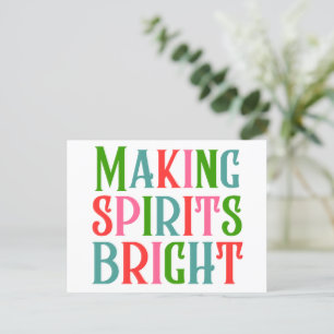 Skapar Sprit Bright Vykort