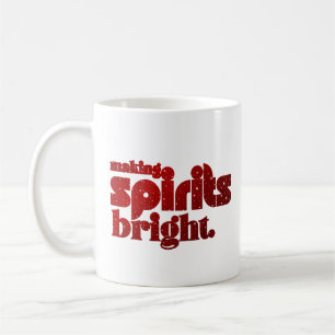 Skapar sprit ljus - julretro kaffemugg