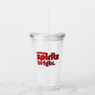 Skapar sprit ljus - julretro take away mugg